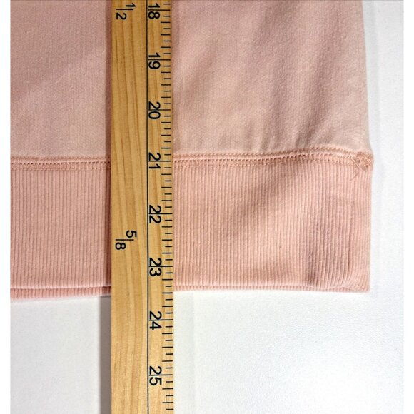 Eileen Fisher Pink Tencel Organic Cotton Boxy Hoodie Pullover Size XS Cozy Top - Picture 7 of 8